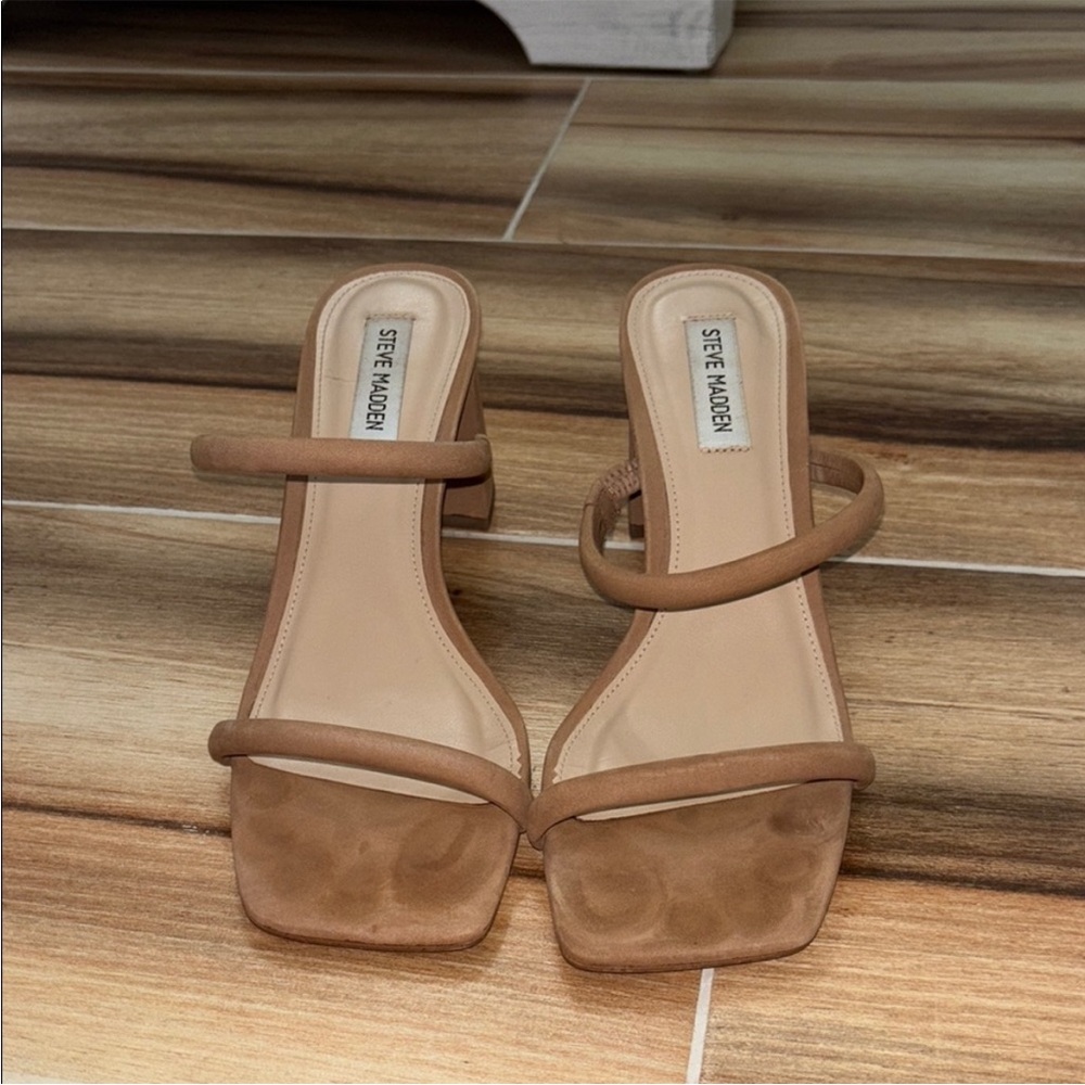 Steve Madden Brown Strappy Heels